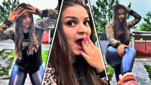 Vanja vs. the Sidewalk An Animal Print Adventure